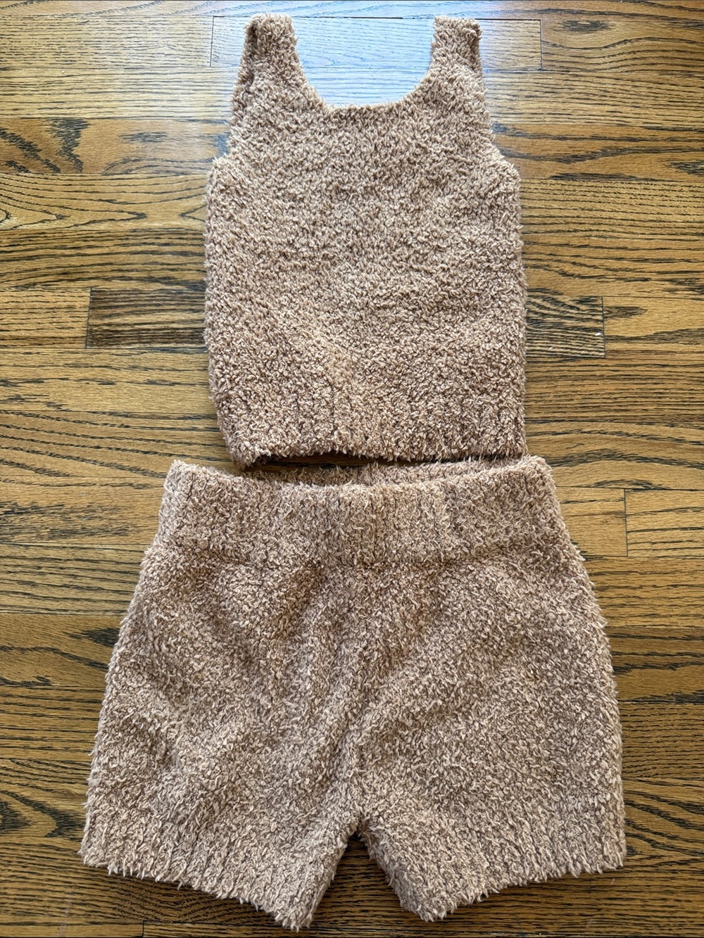 Skims Kids Cozy Matching Tank and Shorts Set - Size 4/5
